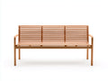 Bancos de jardín madera maciza 180x62x85 cm - Madera natural - Estilo moderno para exterior